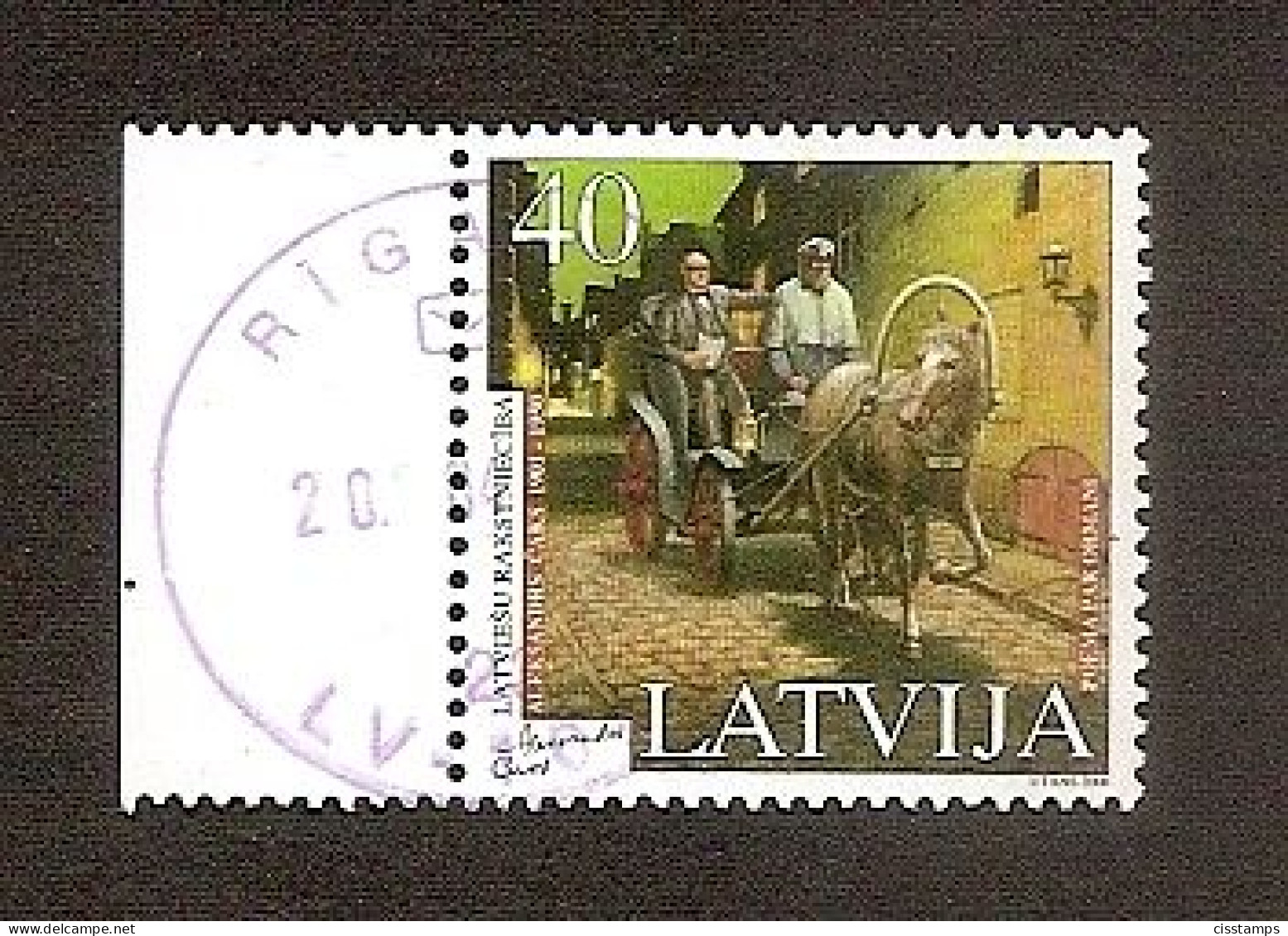 LATVIA 2000●Literature●A. Caks●Mi 518A CTO - Lettonia