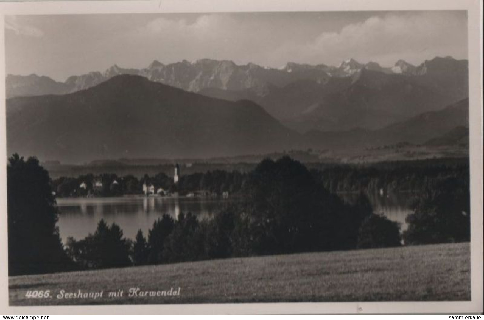 38840 - Seeshaupt - Mit Karwendel - Ca. 1950 - Weilheim