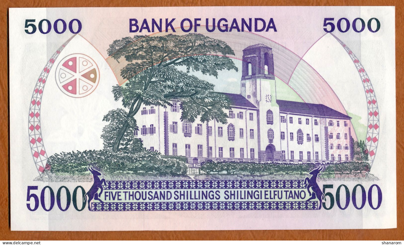 1986 // OUGANDA // FIVE THOUSAND SHILLINGS // UNC - NEUF - Uganda