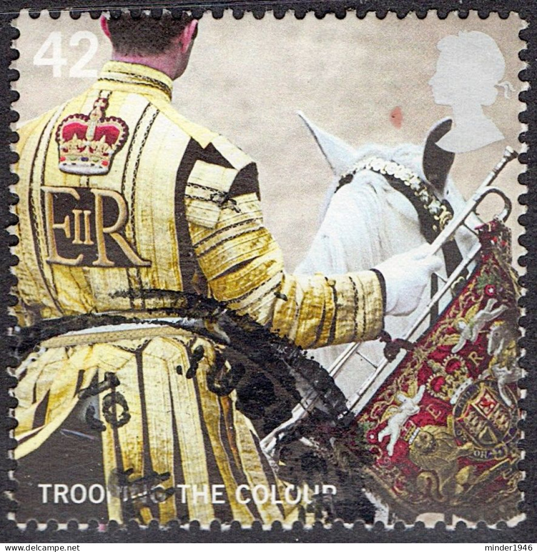 GREAT BRITAIN 2005 QEII 42p Multicoloured, Trooping The Colour-Trumpeter Of The Household Cavalry SG2542 FU - Used Stamps