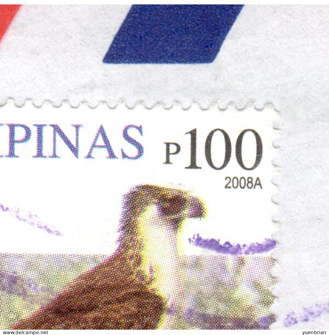 Philippines 2008, Bird, Birds, Eagle (2008A), Circulated Cover, Good Condition - Eagles & Birds Of Prey