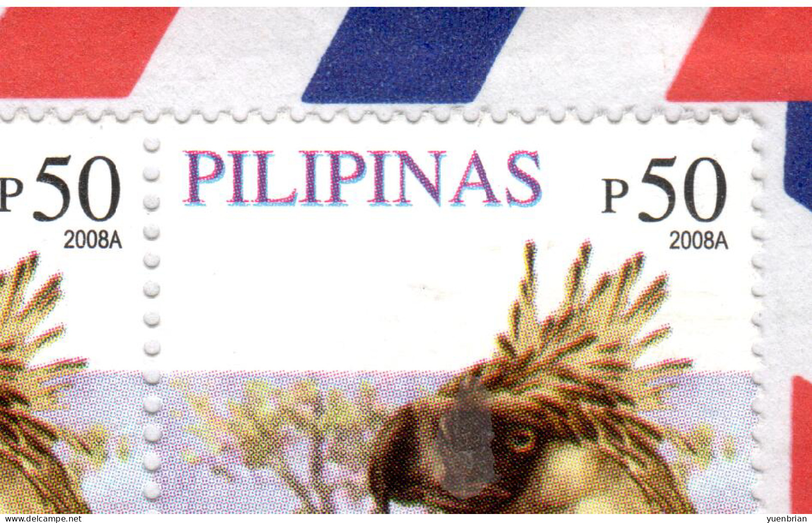 Philippines 2008, Bird, Birds, Eagle (2008A), Circulated Cover, Good Condition - Águilas & Aves De Presa