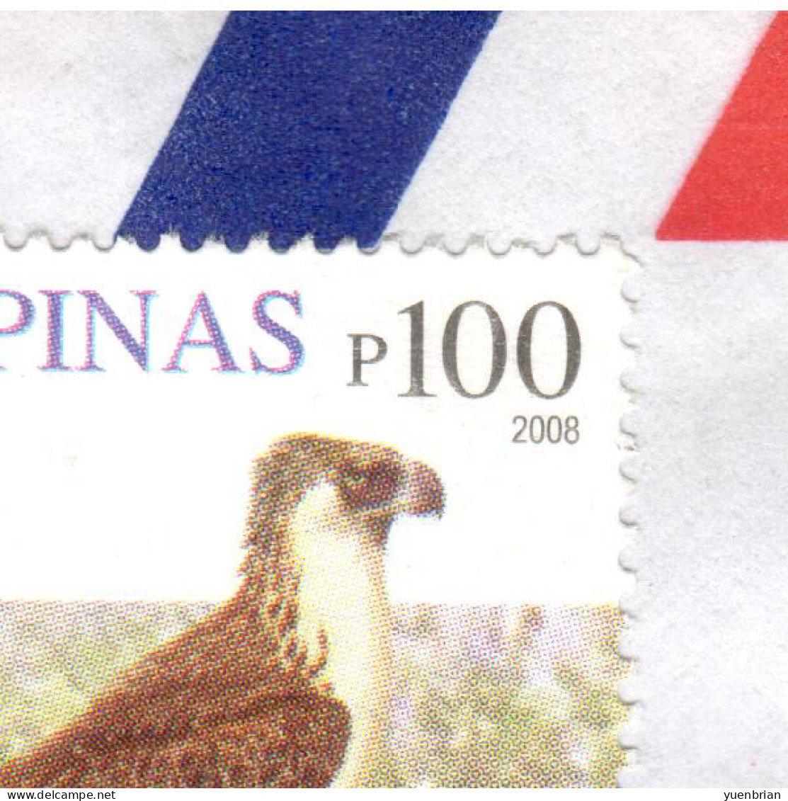 Philippines 2008, Bird, Birds, Eagle (2008), High Catalogue Value, Circulated Cover, Good Condition - Eagles & Birds Of Prey