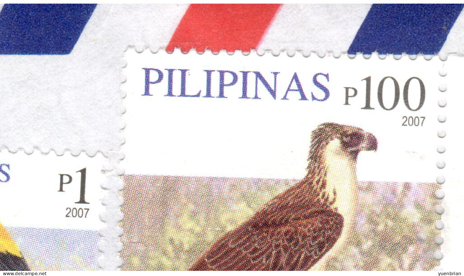 Philippines 2007, Bird, Birds, Eagle (2007), Circulated Cover, Good Condition - Aigles & Rapaces Diurnes