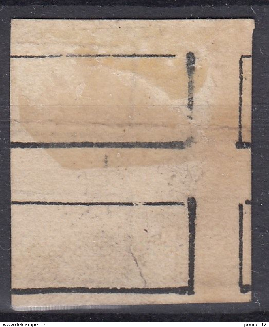 FRANCE ESSAI PROJETS PRIVES MOREL ( 1850 ) 20c BLEU FONCE NON ADOPTE - RARE - Proefdrukken, , Niet-uitgegeven, Experimentele Vignetten