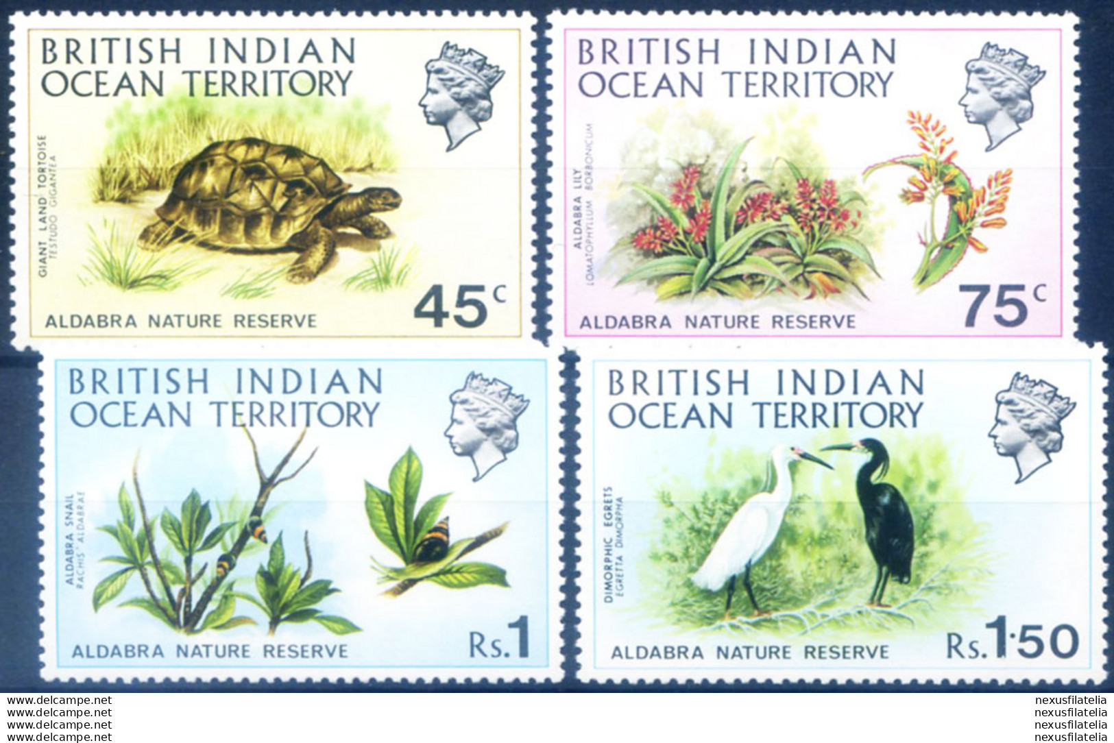 Riserve Naturali 1971. - Britisches Territorium Im Indischen Ozean