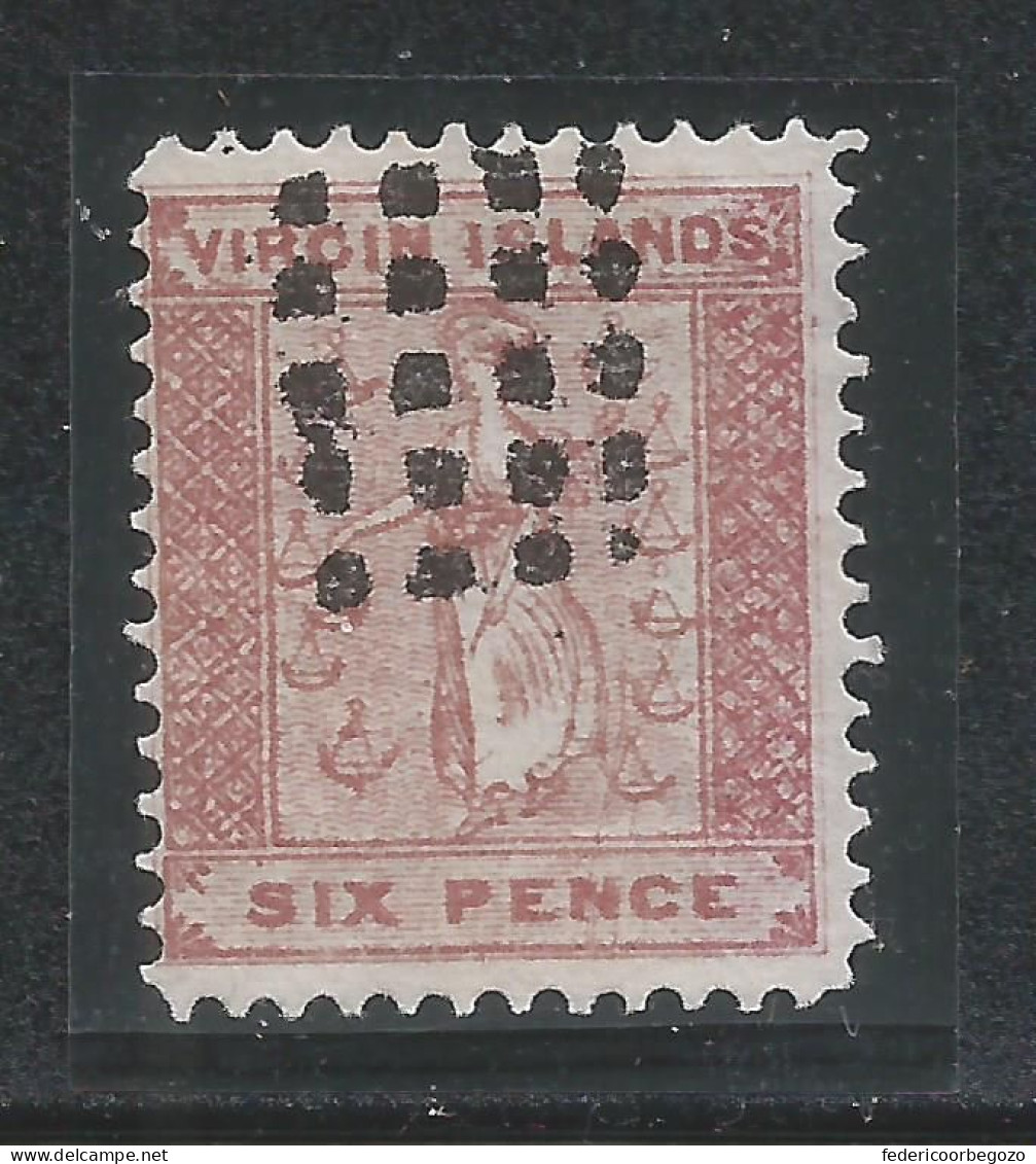 British Virgin Islands, Yvert Nº 2 (Dentate 15) Impeccable Used Condition, Please See Photos - Iles Vièrges Britanniques