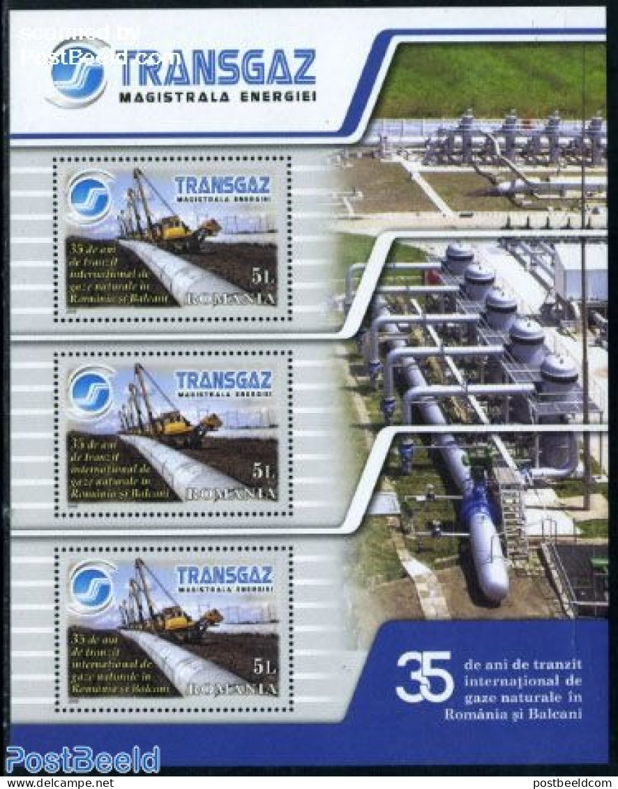 Romania 2009 Transgaz S/s, Mint NH, Science - Energy - Ongebruikt