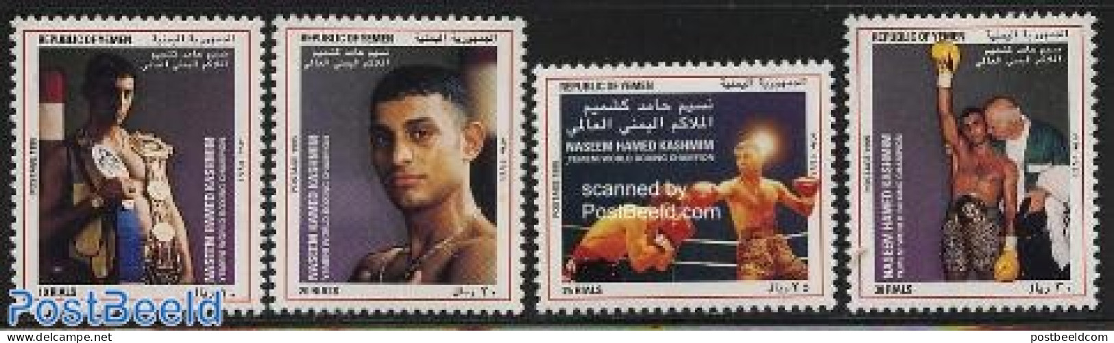 Yemen, Republic 1995 Boxing 4v, Mint NH, Sport - Boxing - Sport (other And Mixed) - Boxeo