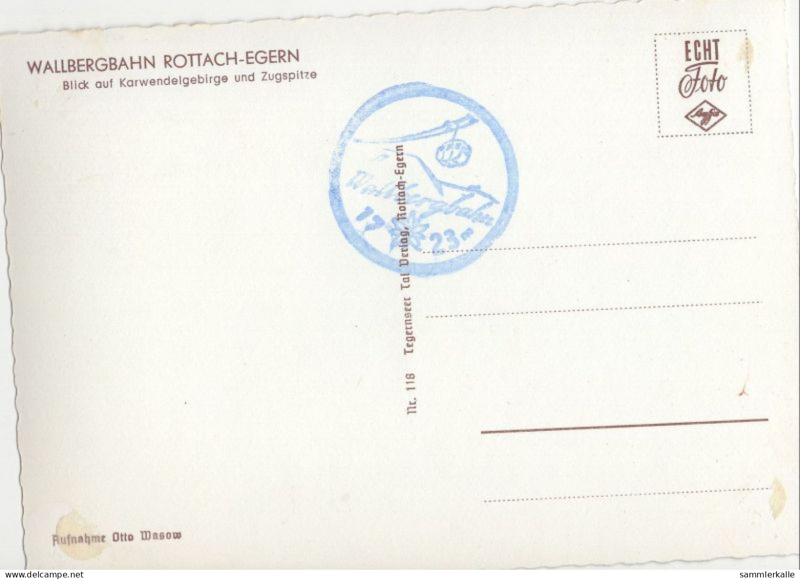 124592 - Rottach-Egern - Wallbergbahn - Blick Auf Karwendelgebirge - Miesbach