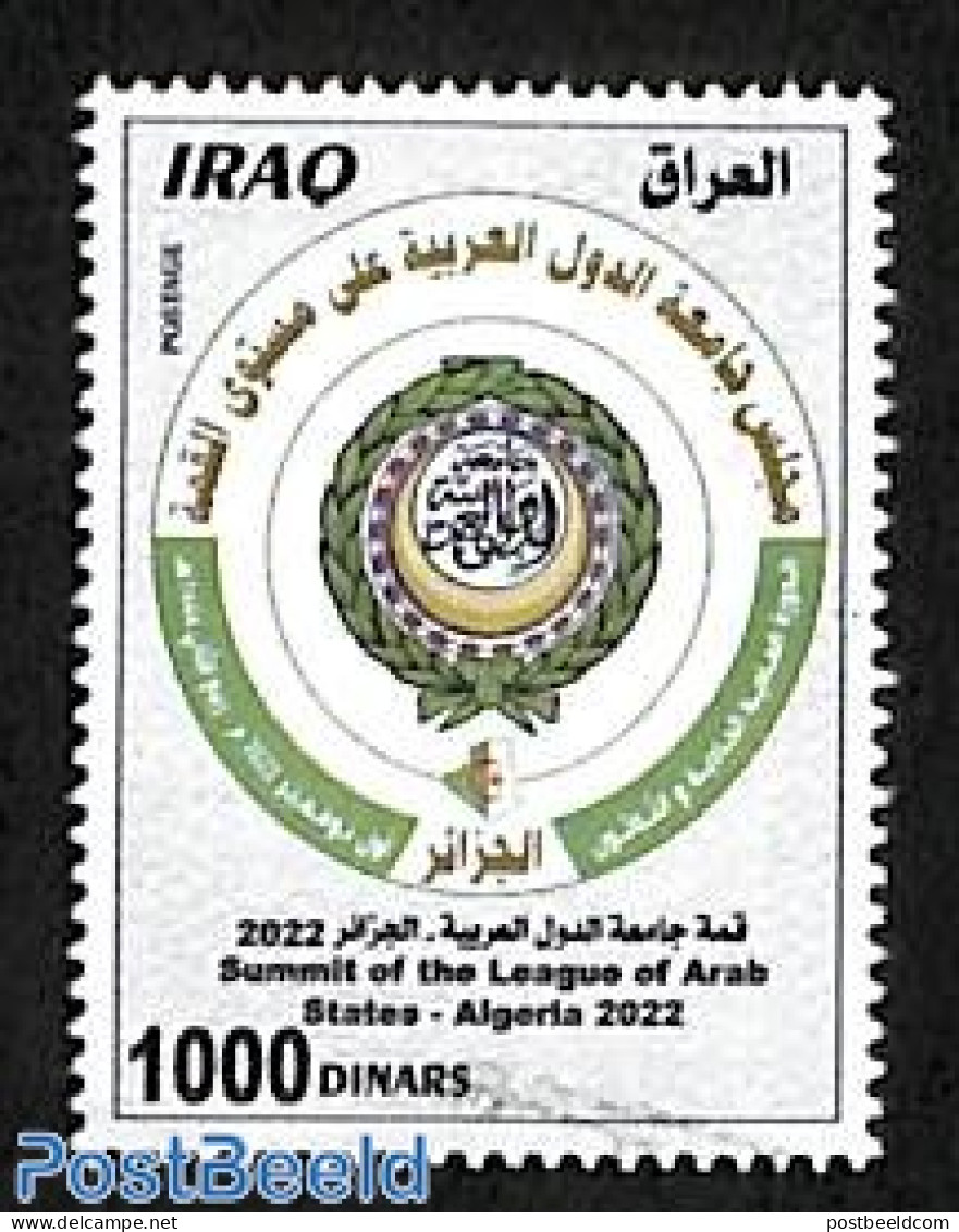 Iraq 2022 Arab States Summit 1v, Mint NH - Irak