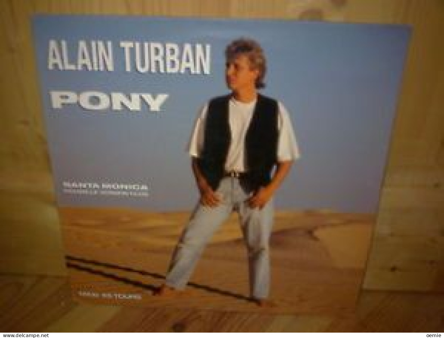 ALAIN TURBAN  °  PONY  DISQUE PROMOTIONEL - 45 T - Maxi-Single