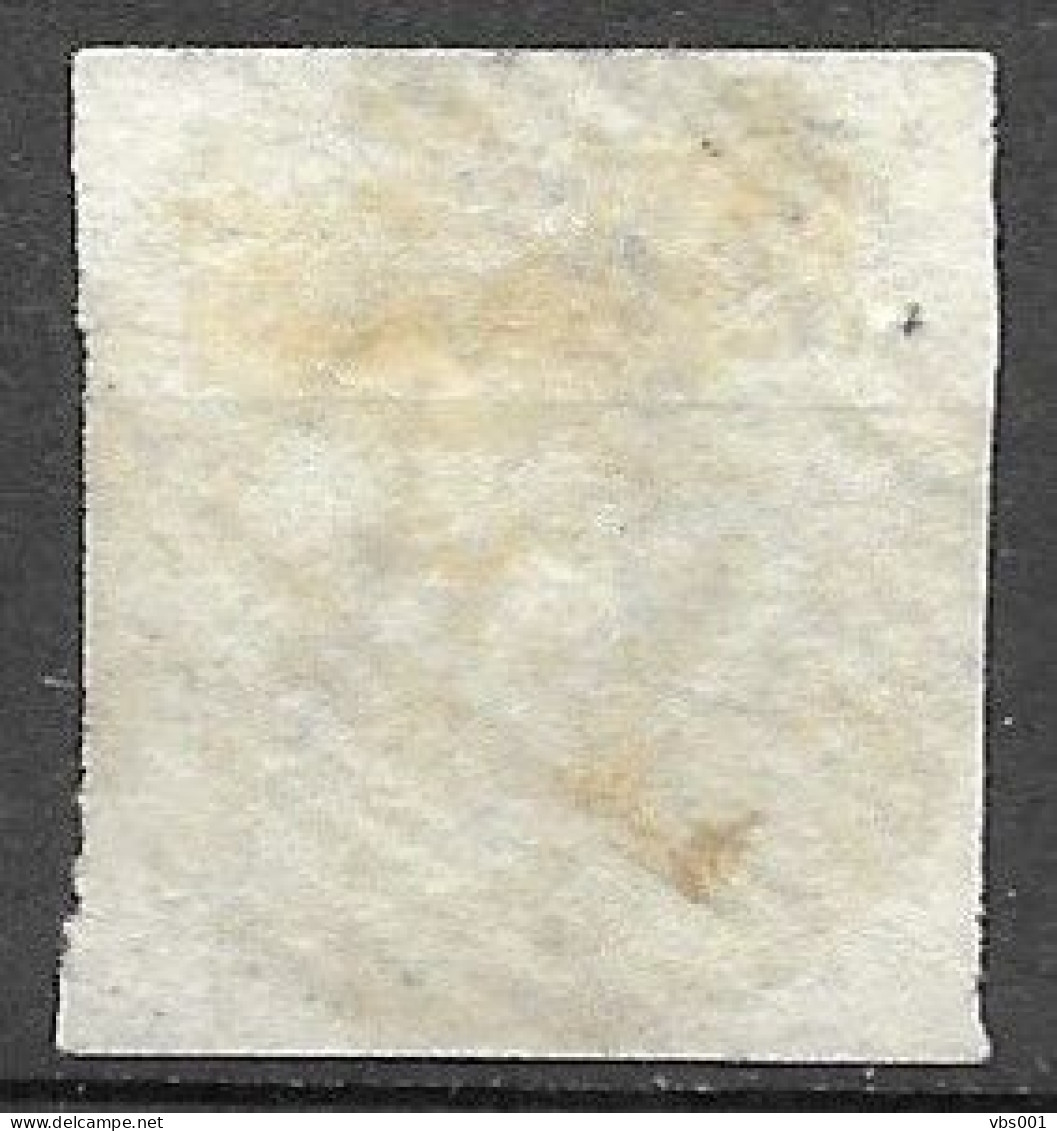 OBP7 Met 4 Randen En Bladboord, Met Balkstempel P137 Aeltre (zie Scans) - 1851-1857 Médaillons (6/8)