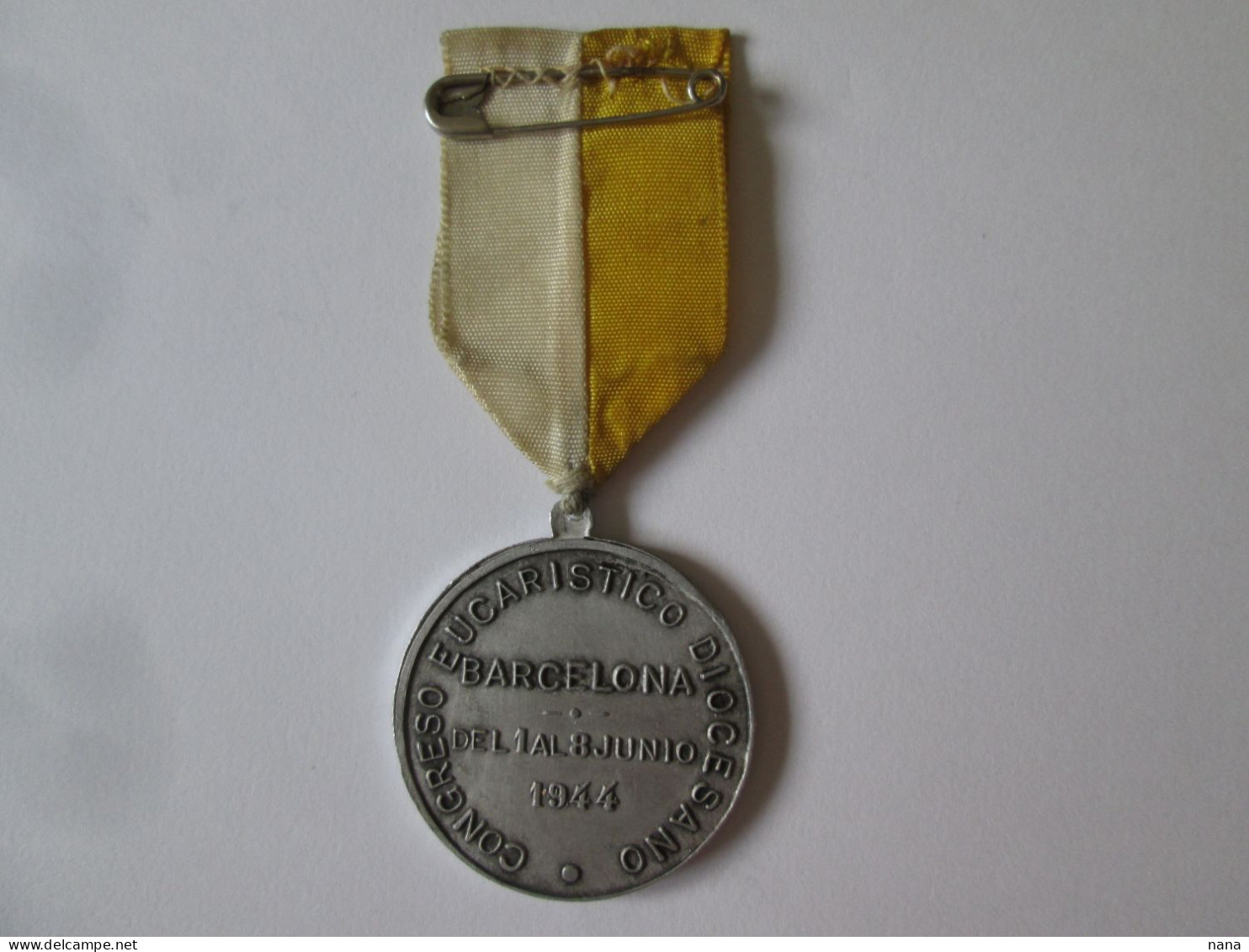 Espagna Medaille Congress Eucharistic A Barcelona 1944/Spain Medal Eucharistic Congress Barcelona 1944 - Espagne