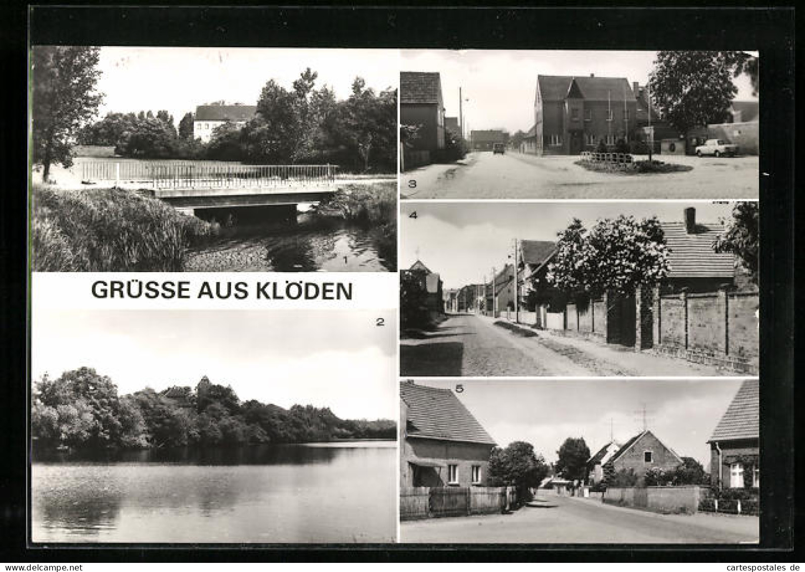 AK Klöden B. Jessen, Blick Zum Schloss, Neue Strasse, Lange Strasse  - Jessen