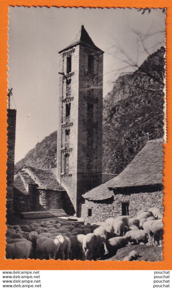 Z24- PONT DE SUERT (ESPAGNE) EGLISE - IGLESIA DE BOHI  - ( MOUTONS - OBLITERATION DE 1957 - 2 SCANS ) - Lérida