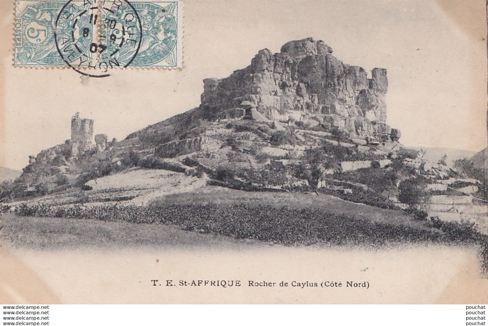 Z18-12) SAINT AFFRIQUE (AVEYRON) LE ROCHER DE CAYLUS (COTE NORD) - Saint Affrique
