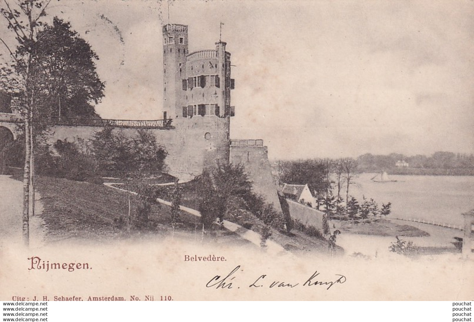 Y16- NIJMEGEN - BELVEDERE - ( OBLITERATION DE 1902 - 2 SCANS ) - Nijmegen