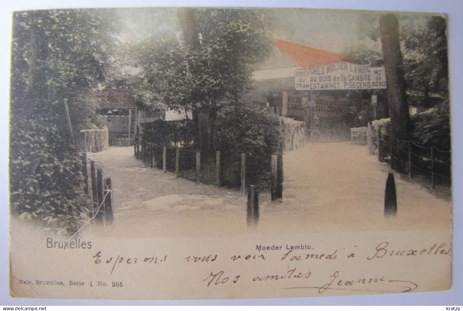 BELGIQUE - BRUXELLES - Moeder Lambic - 1903 - Cafés, Hôtels, Restaurants