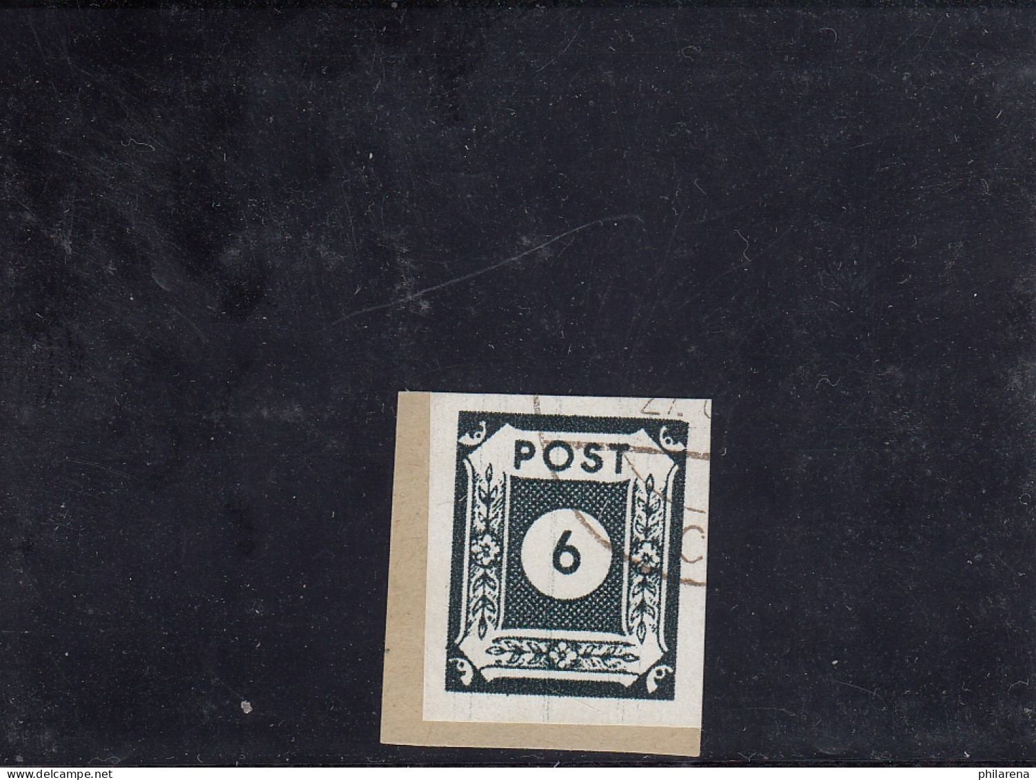 SBZ: MiNr. 43 A C, Gestempelt Dresden, Farbfehldruck, Briefstück, BPP Attest - Afgestempeld