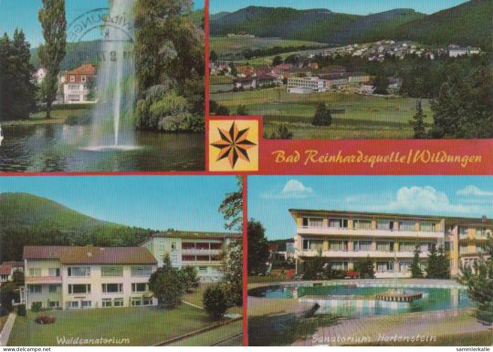 1845 - Bad Wildungen - Waldsanatorium, Sanatorium Hartenstein - 1972 - Bad Wildungen