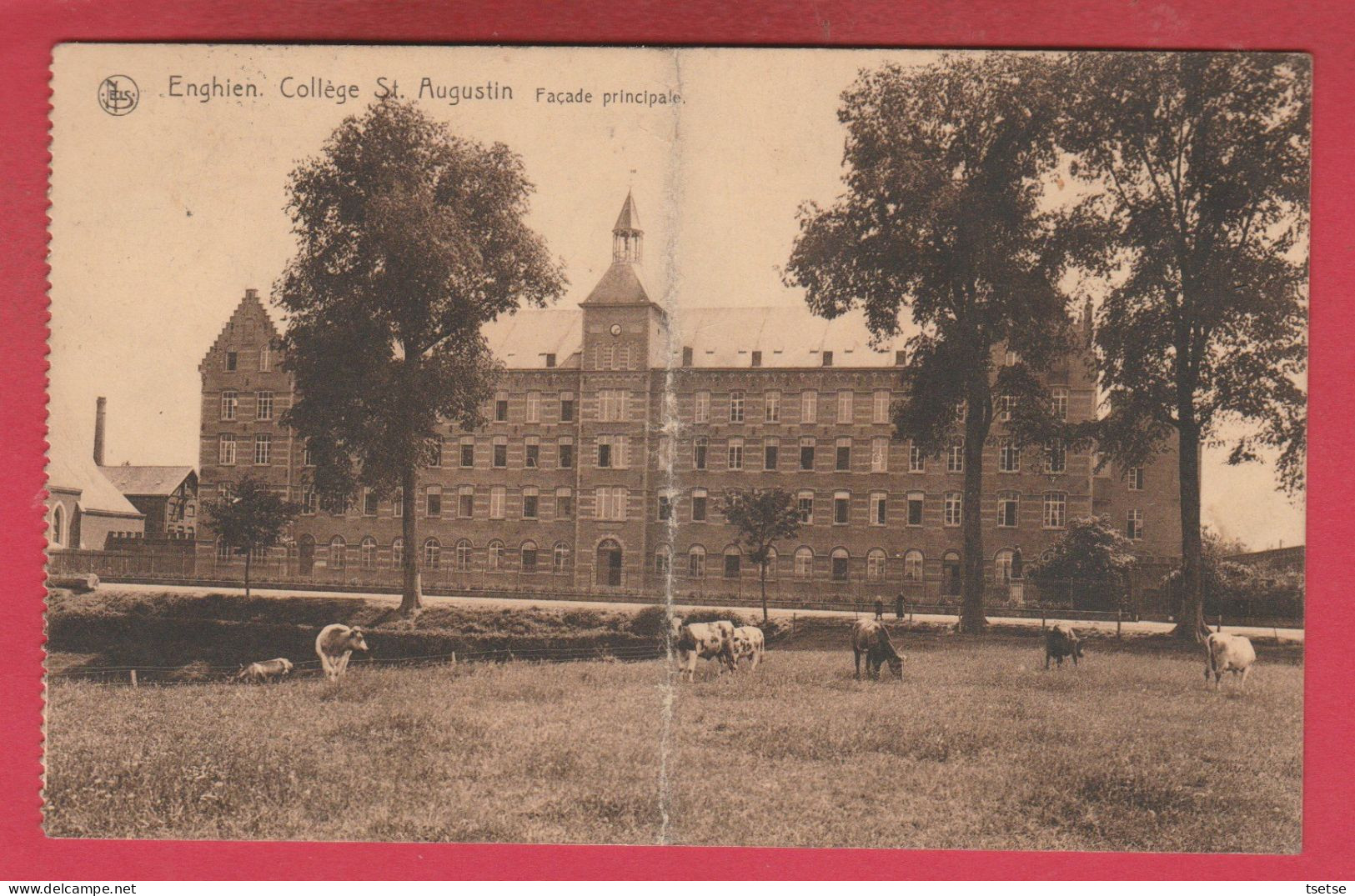 Enghien - Collége St. Augustin - Façade Prinipale - 1927 ( Voir Verso ) - Enghien - Edingen