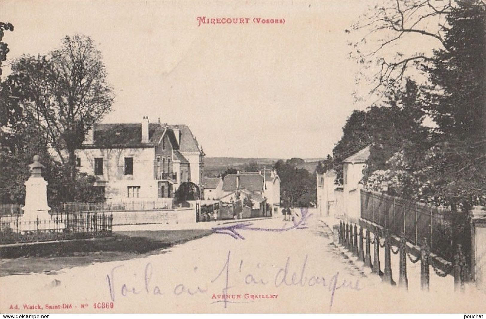 R9-88) MIRECOURT (VOSGES)  AVENUE GRAILLET - (2 SCANS) - Mirecourt