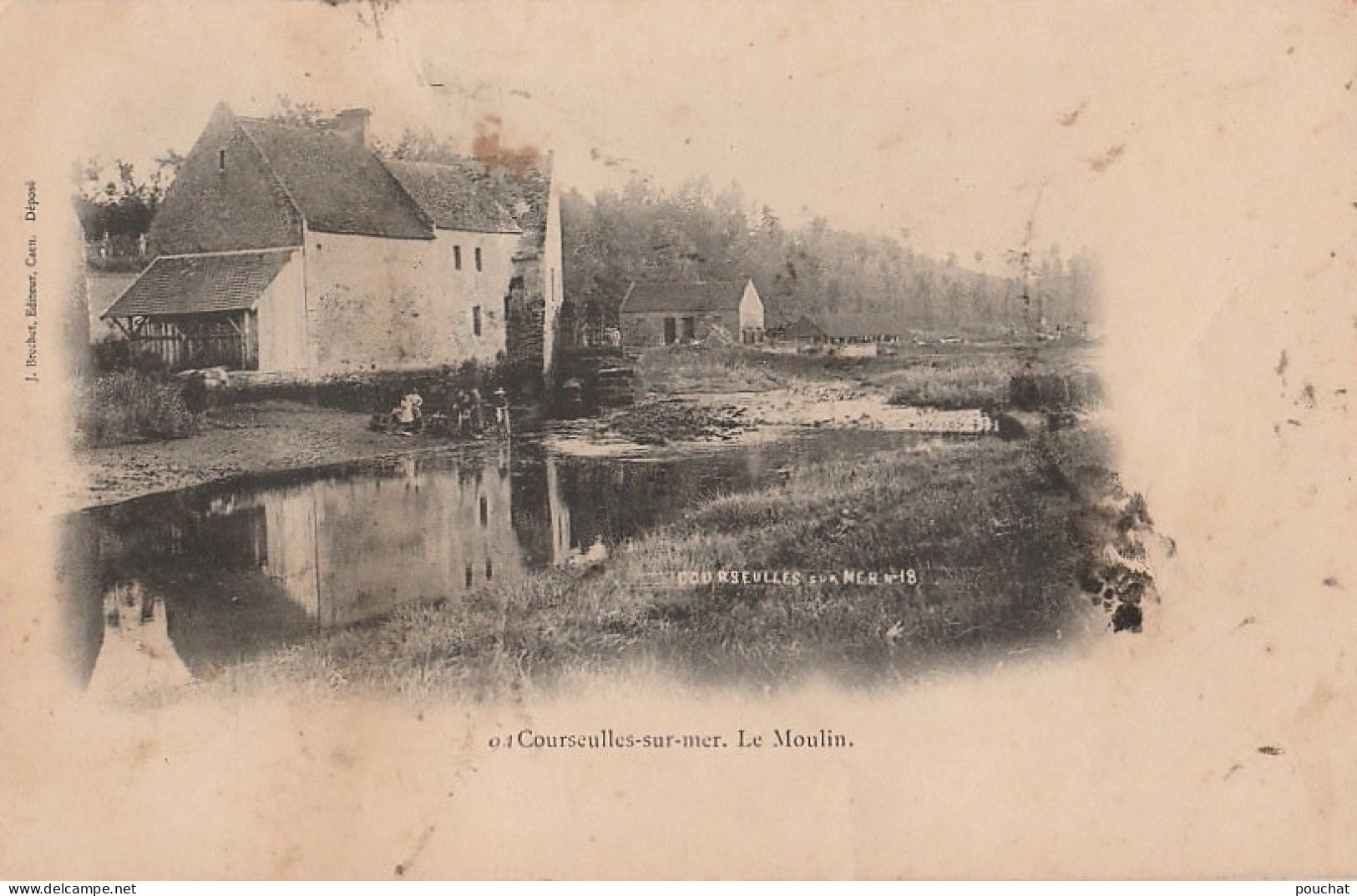 R19-14) COURSEULLES SUR MER (CALVADOS) LE MOULIN - (2 SCANS) - Courseulles-sur-Mer