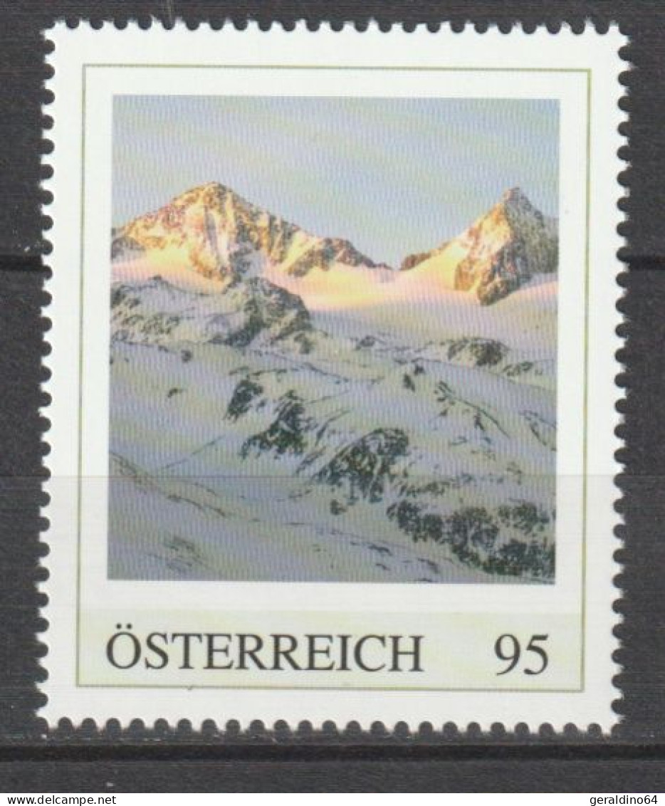 Österreich Personalisierte BM Österreichs Naturschätze Stubaier Alpen Tirol ** Postfrisch - Timbres Personnalisés