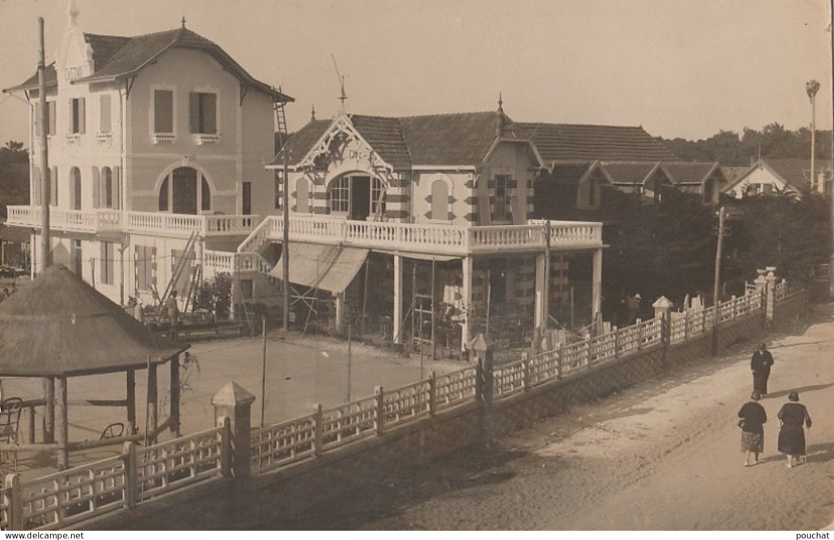 S24-40) MIMIZAN PLAGE (LANDES) CARTE PHOTO - LE CASINO - ( 2 SCANS ) - Mimizan Plage