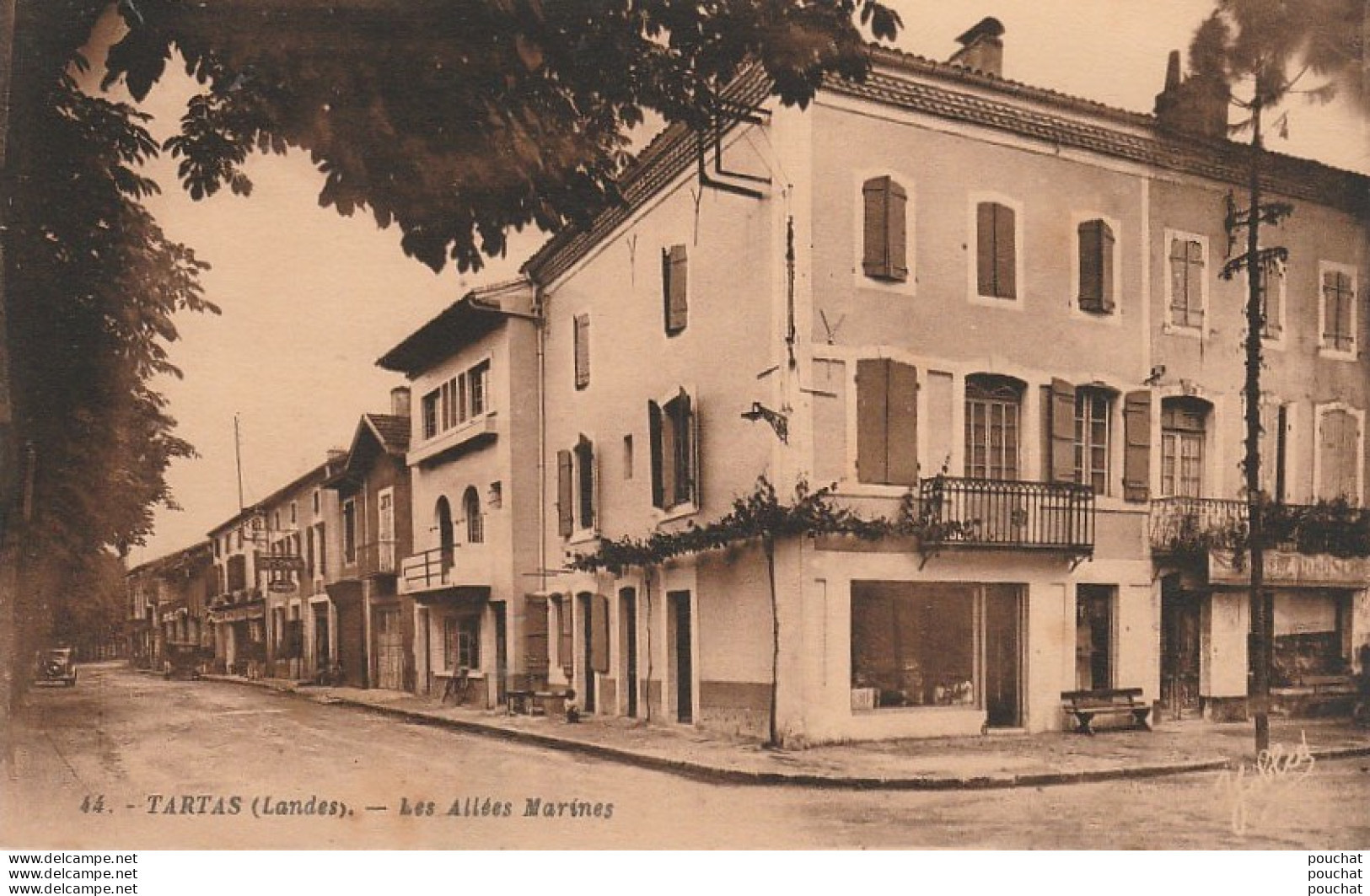 G22-40) TARTAS (LANDES) LES ALLEES MARINES - 2 SCANS) - Tartas