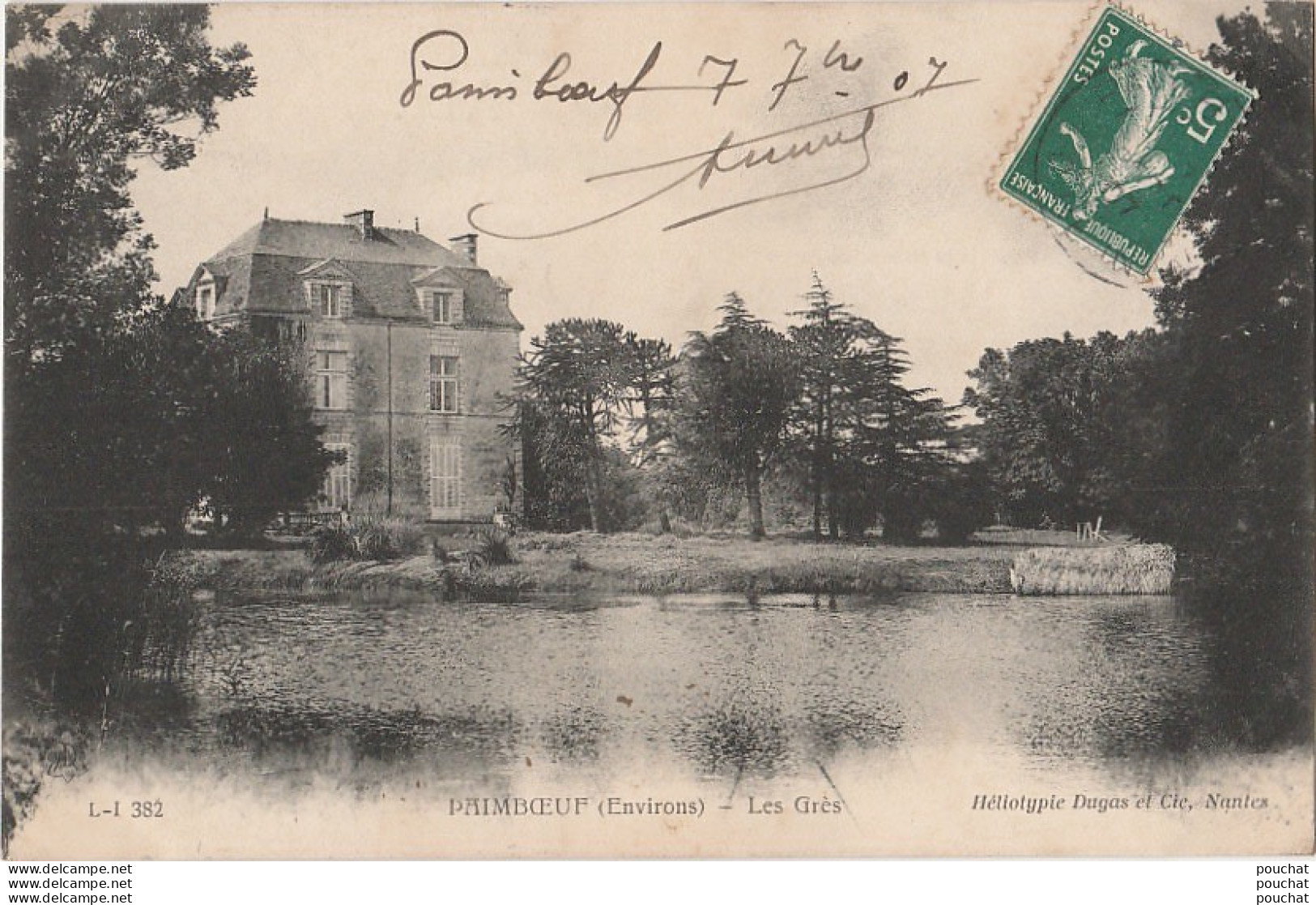 H14-44) PAIMBOEUF (ENVIRONS) CHATEAU LES GRES  - Paimboeuf