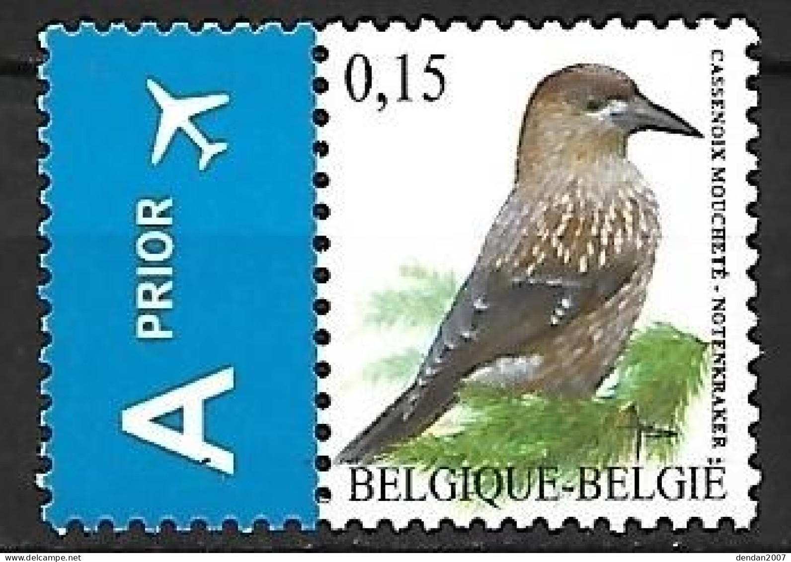 Belgium - MNH ** BUZIN - 2008 : Notenkraker -  Spotted Nutcracker  -  Nucifraga Caryocatactes - Uccelli Canterini Ed Arboricoli