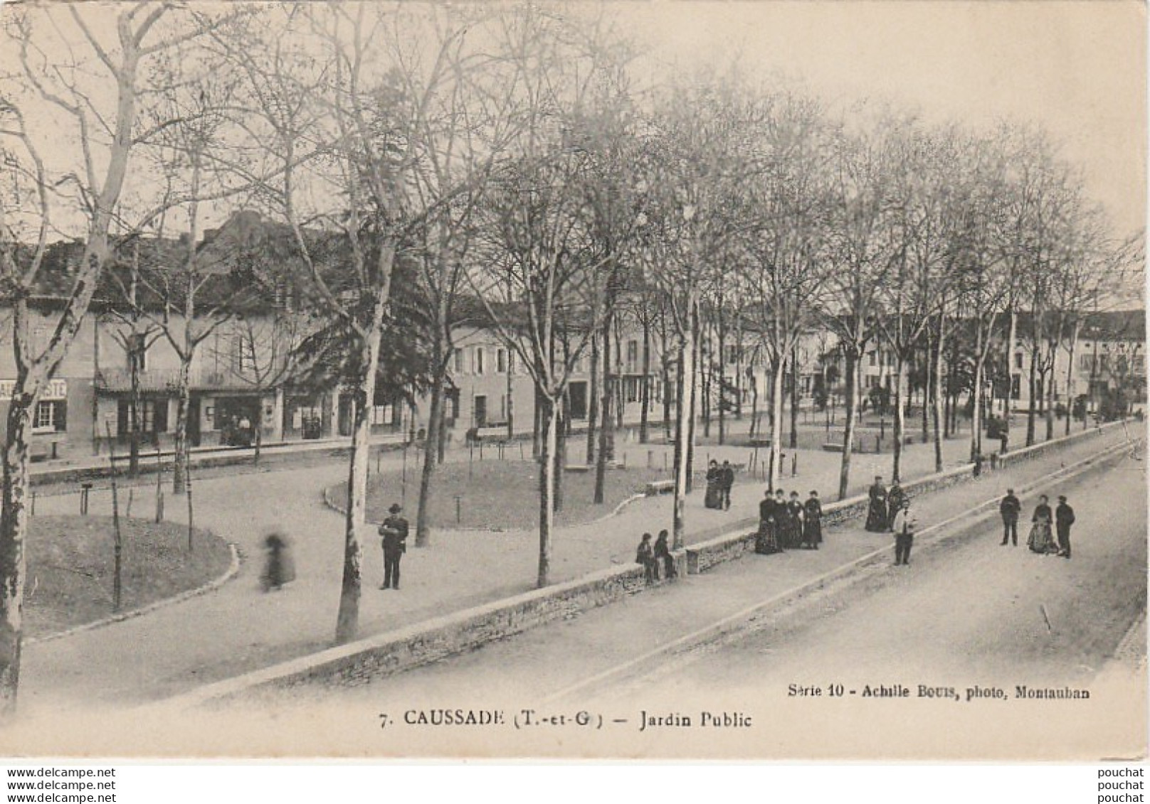 K3- 82) CAUSSADE - JARDIN PUBLIC - (ANIMEE - 2 SCANS) - Caussade