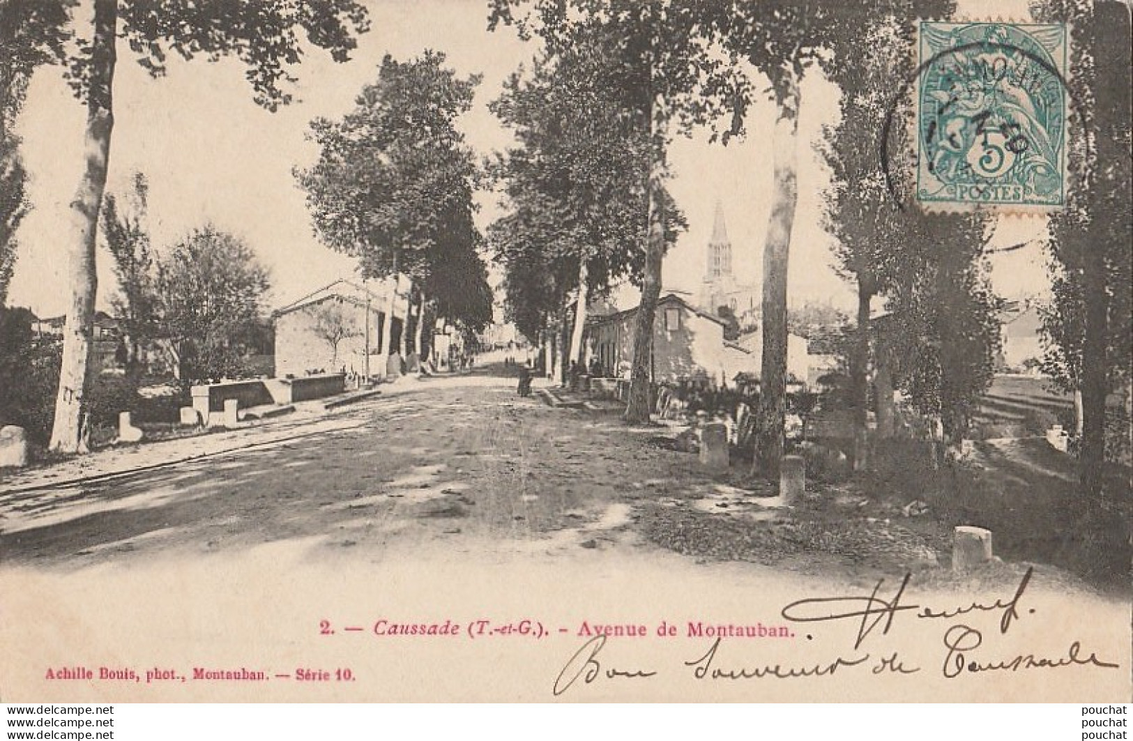 K3- 82) CAUSSADE - AVENUE DE MONTAUBAN   - Caussade