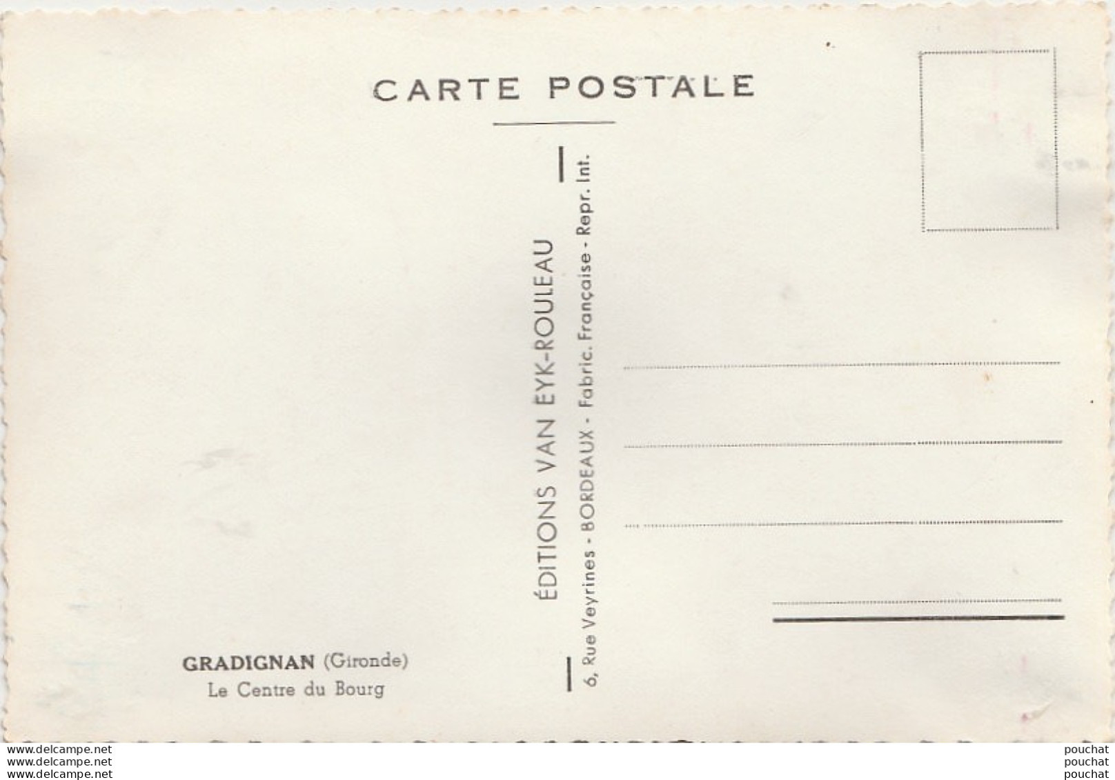 K10-33) GRADIGNAN (GIRONDE) LE CENTRE DU BOURG - (EPICERIE - BOUCHERIE BARDIN - PUB AMER PICON - 2 SCANS) - Gradignan