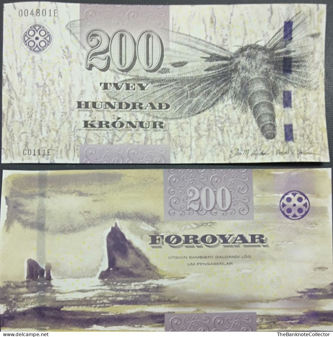 Danish Territory Faroe Islands 200 Kronur 2011 P-31 UNC - Féroé (Iles)