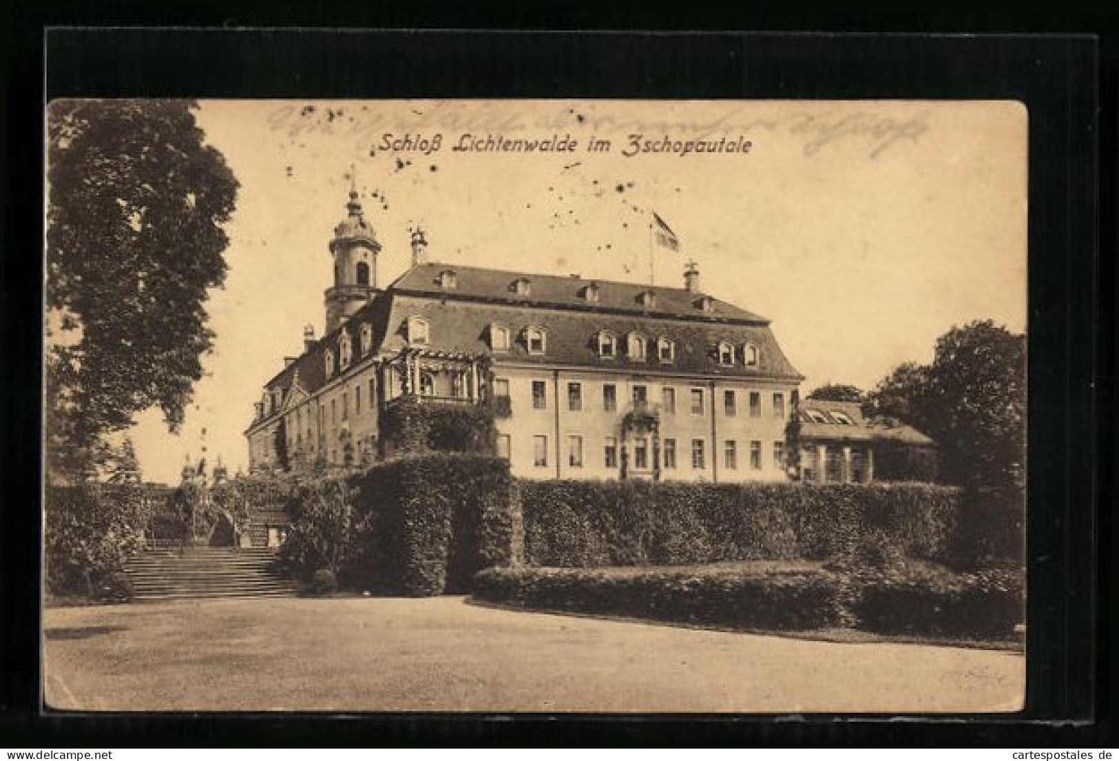 AK Lichtenwalde I. Zschopautal, Schloss Lichtenwalde  - Zschopau