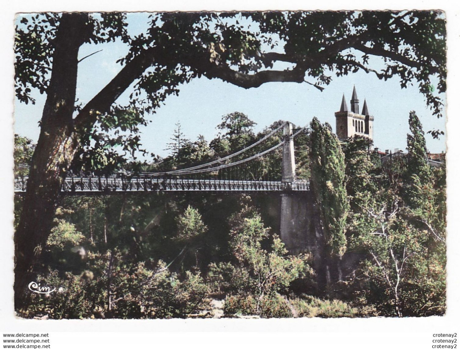 81 SAINT SULPICE La Pointe N°49 Le Pont Suspendu Sur Les Bords De L'Agout - Saint Sulpice