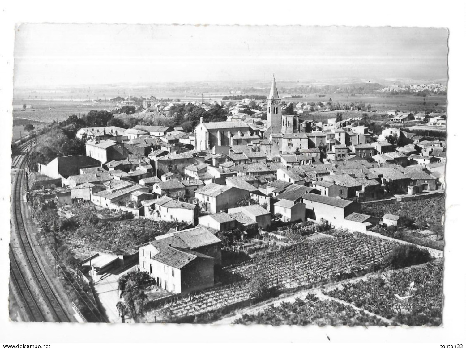 DEPT 11 - EN AVION AU DESSUS De ............. CAPENDU - Vue Générale - TOUL 5 - - Capendu