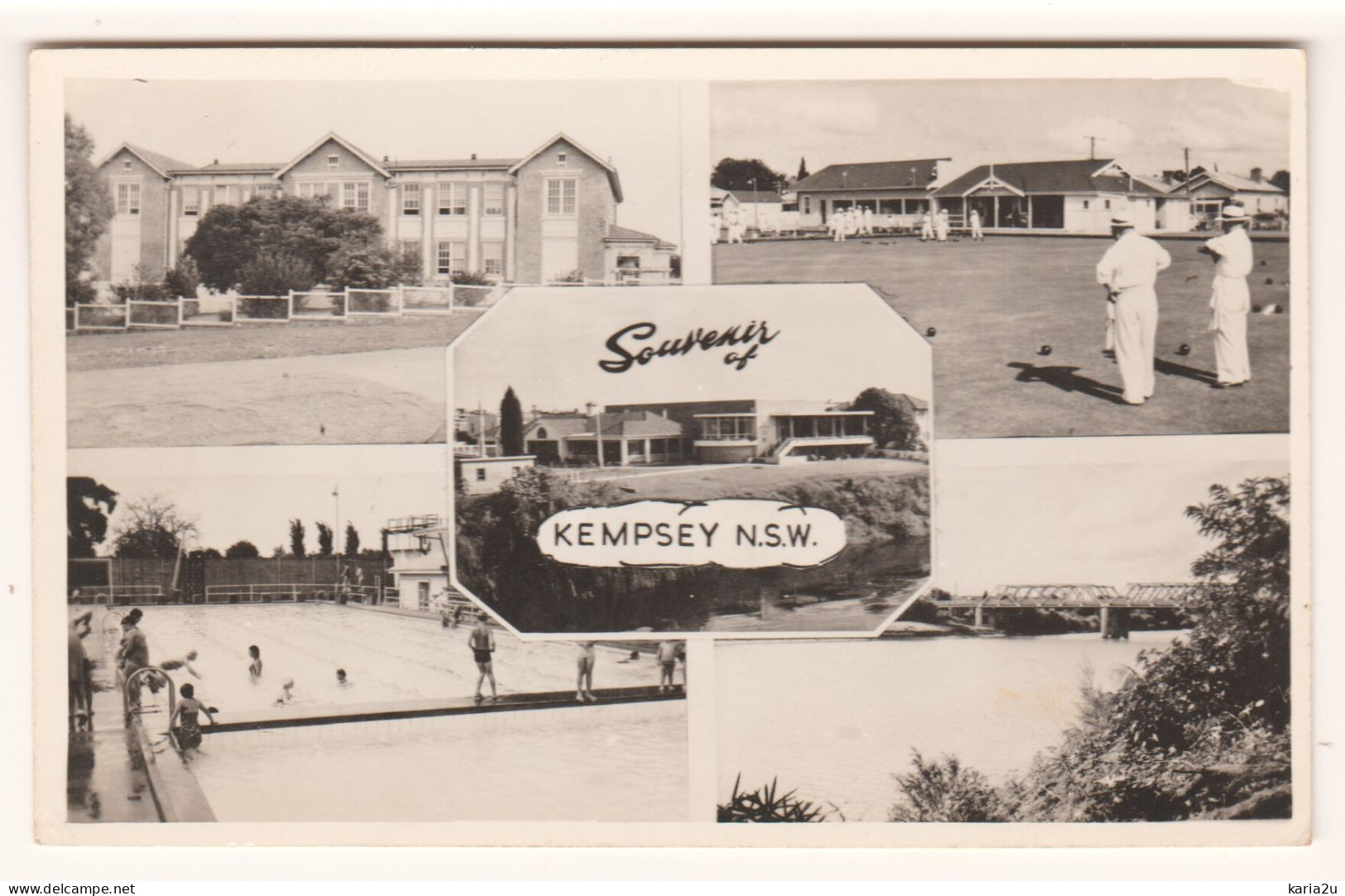 Kempsey, NSW, Australia, Vintage Postcard - Autres & Non Classés