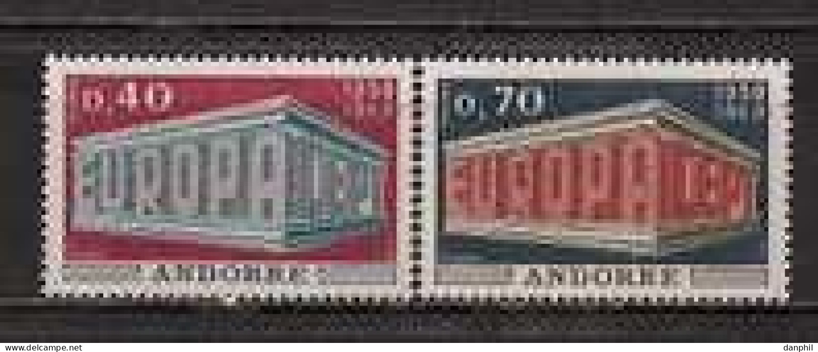 Andorra Fr 1969 Europa CEPT (**) Mi 214-15 - M€20,-; Y&T 194-95 - €40,- - 1969