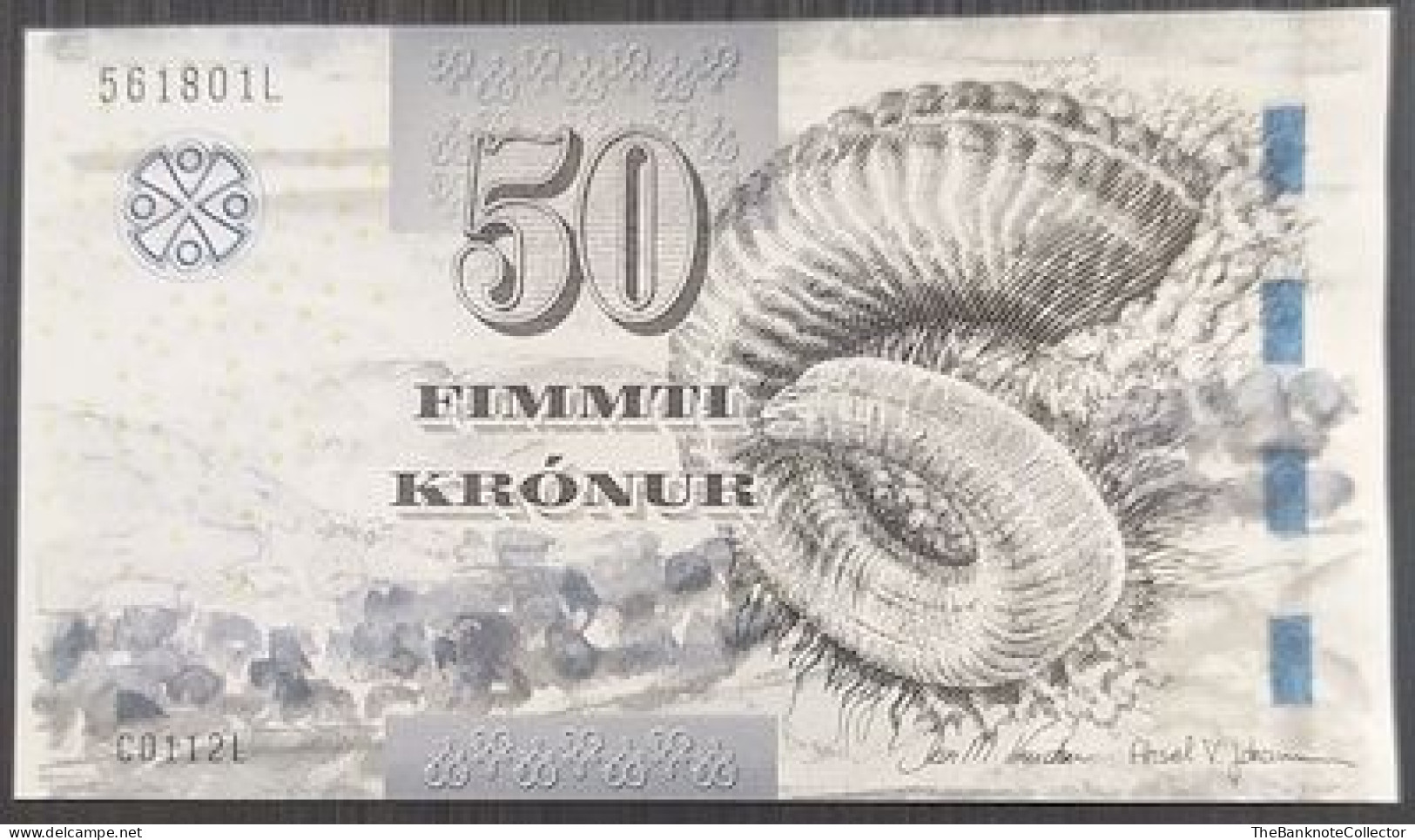 Danish Territory Faroe Islands 50 Kronur 2011 P-29 UNC - Islas Faeroes