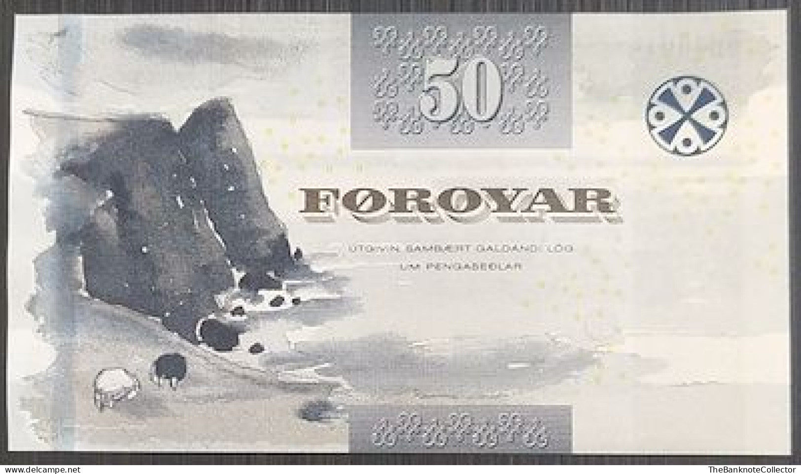 Danish Territory Faroe Islands 50 Kronur 2011 P-29 UNC - Islas Faeroes