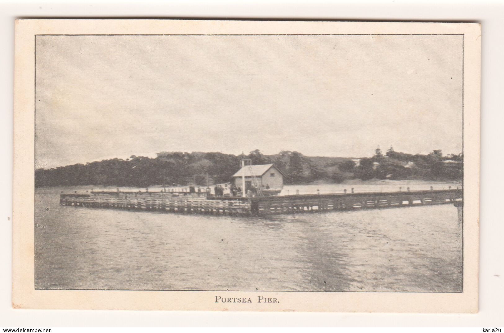 Portsea Pier, Victoria, Australia, Old Postcard - Sonstige & Ohne Zuordnung