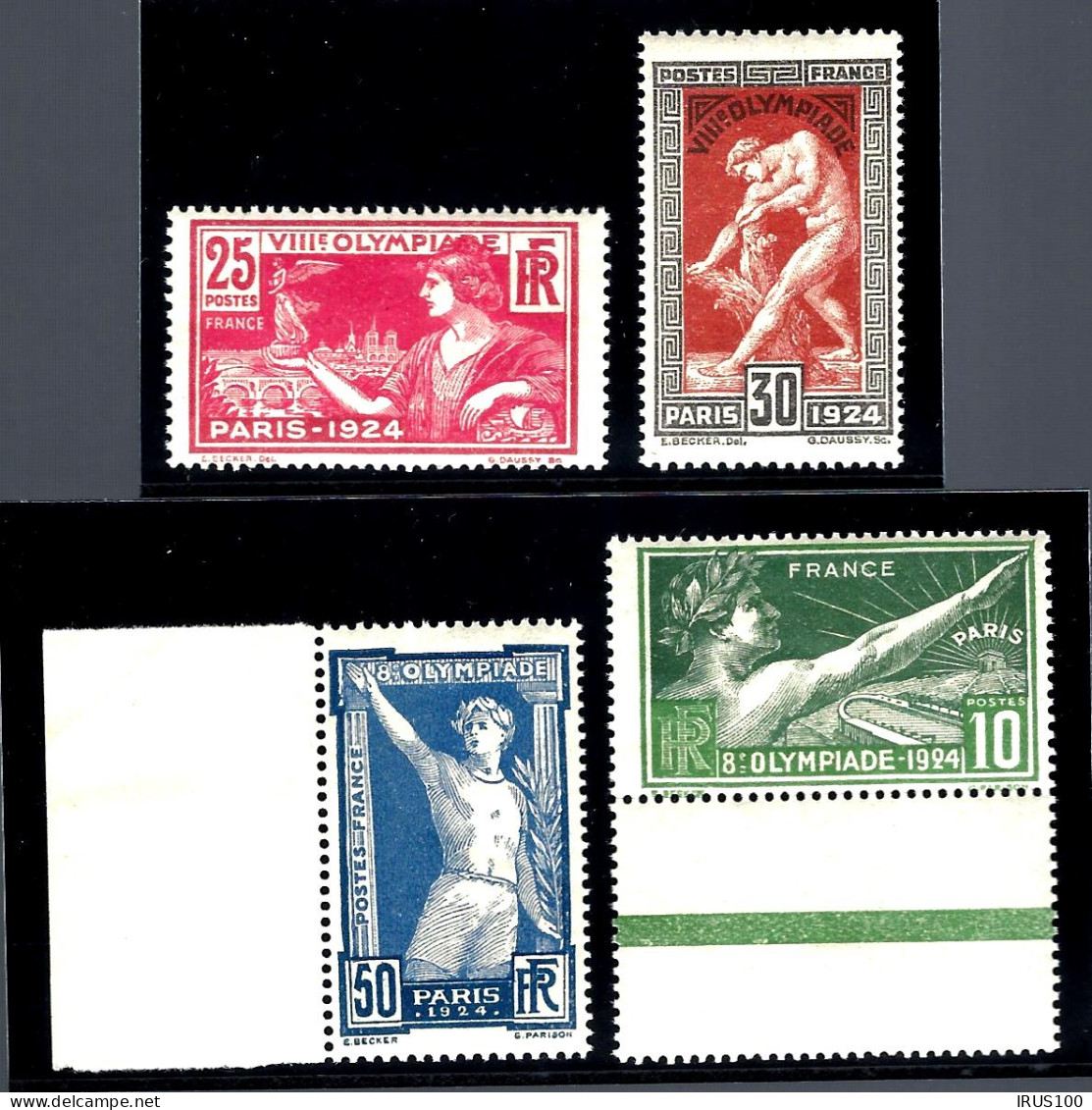 1924 - JEUX OLYMPIQUES DE PARIS - N° 183 à 186 ** MNH - Série Complète - Summer 1924: Paris