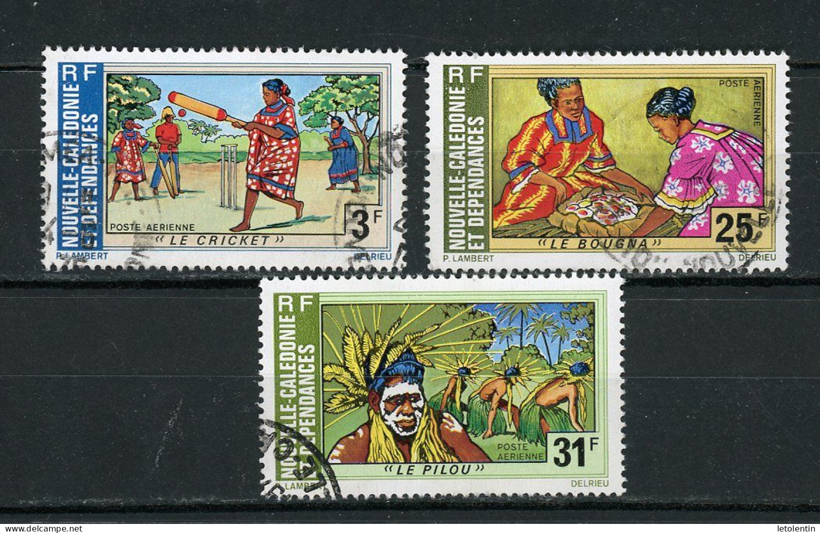 NOUVELLE-CALEDONIE RF - TOURISME - P.A. - N°Yt 162+163+164 Obli. - Gebraucht