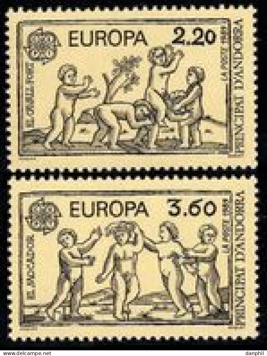 Andorra Fr 1989 Europa CEPT (**)  Mi 399-400 - M€7,-; Y&T 378-79  - € 10,00 - 1989