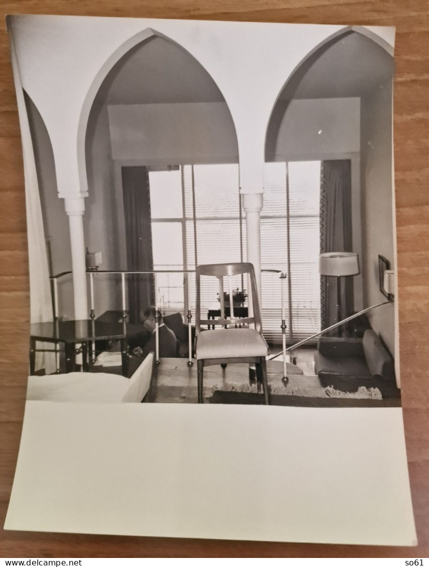 19026 eb.   10 Fotografie d'epoca casa appartamento aa '50 design architettura Italia - 24x18