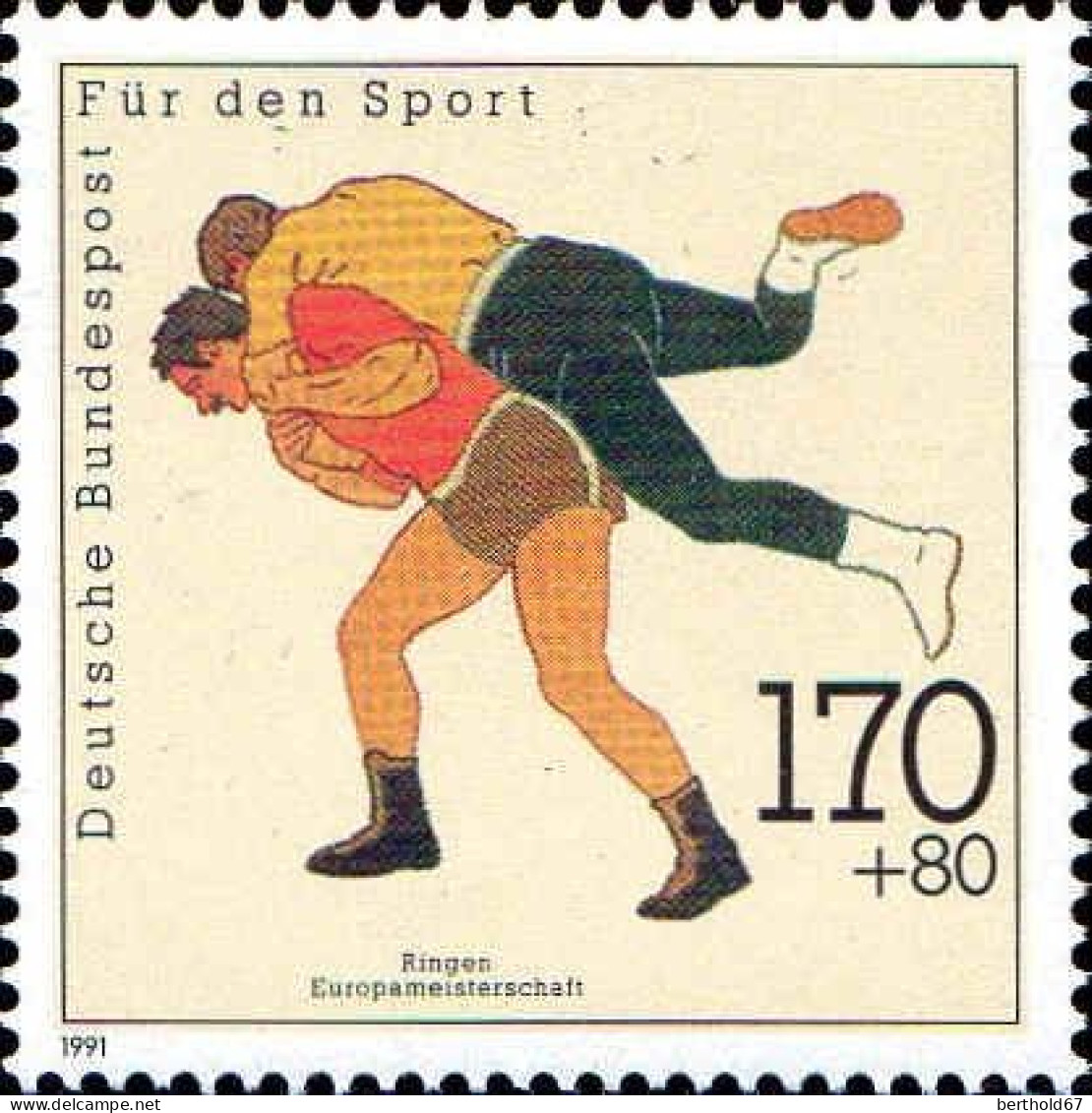 RFA Poste N** Yv:1331/1334 Für Den Sport Evènements Sportifs (Thème) - Halterofilia